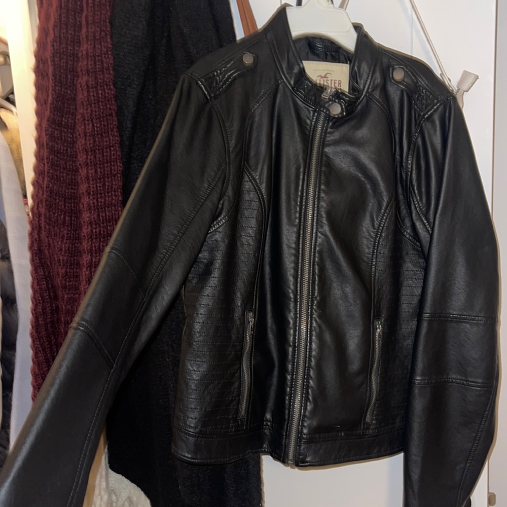 Hollister Leather Jacket